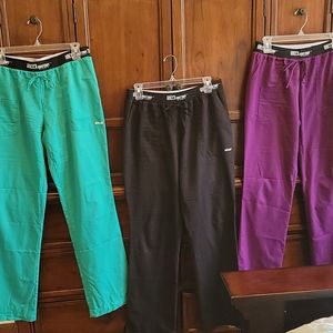 Grey's Anatomy Scrub Pants M Tall set of 3